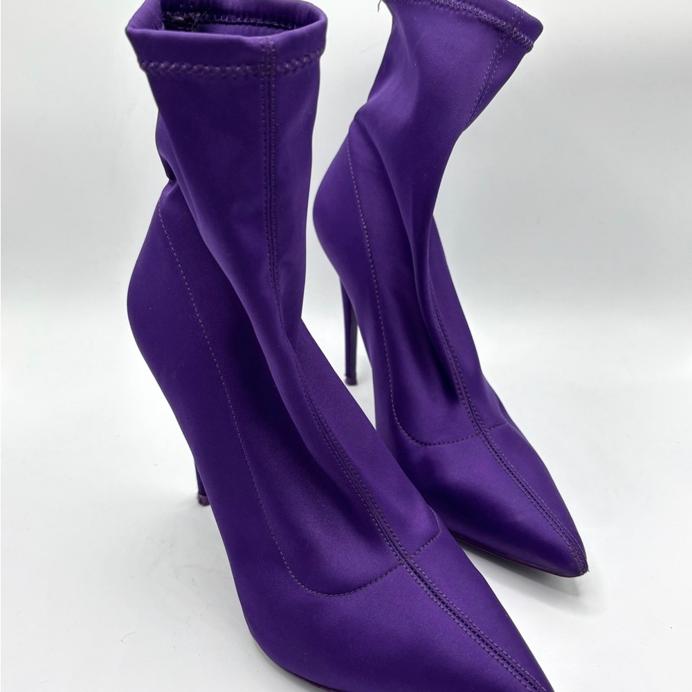 Zara Purple Women's Stiletto Boots